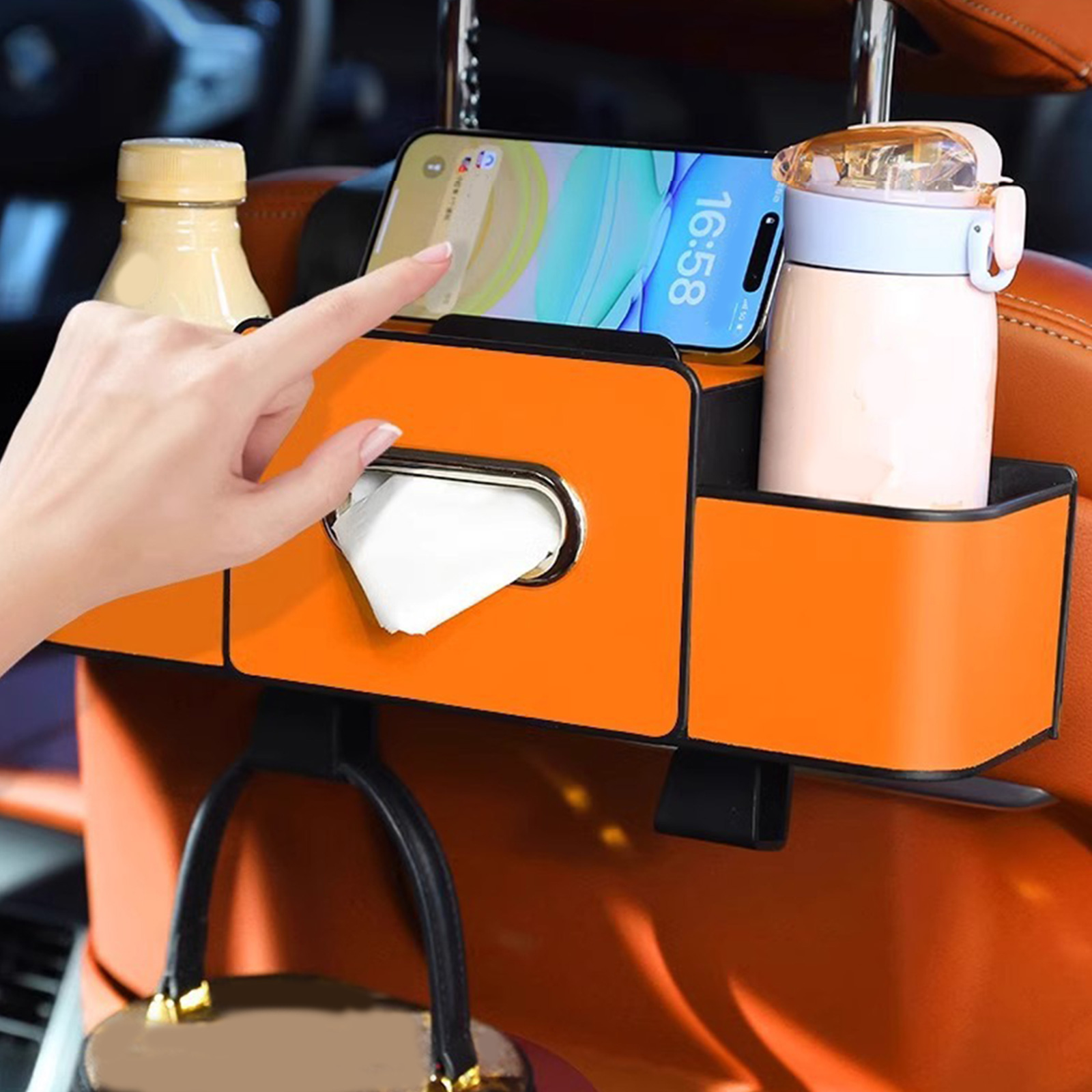 Car Seat Organizer with Tissue - огляд і ціна Heavy Equipment Storage