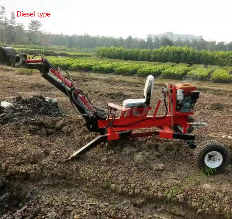 Cheap Small Orchard Excavator  - огляд і ціна Tractor Backhoe