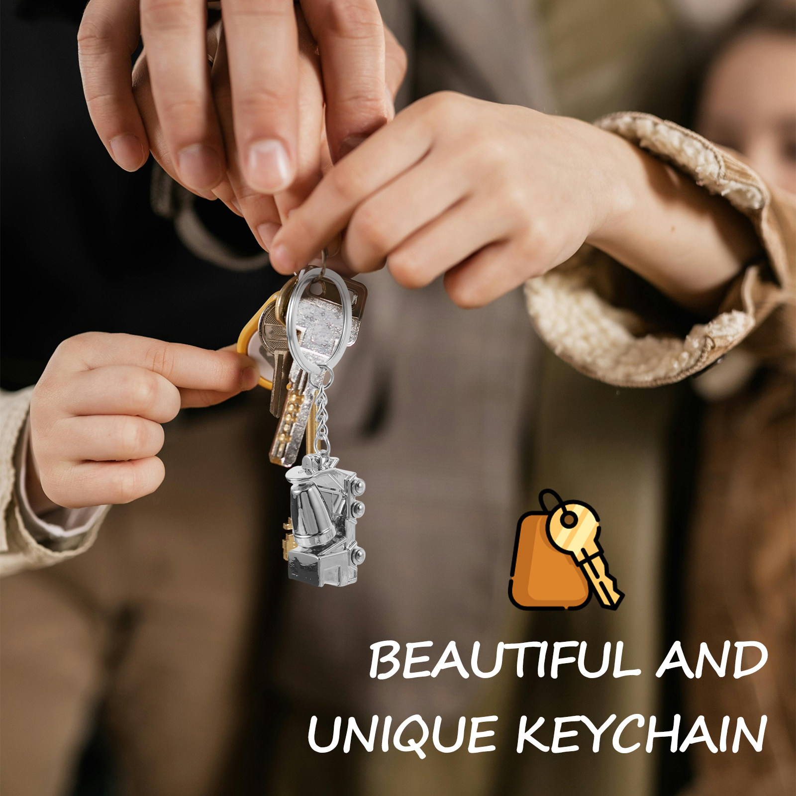 Alloy Keychain 3D Mixer Truck  - огляд і ціна Vehicle Heavy Equipment