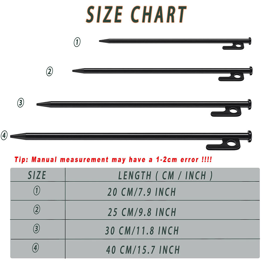 Camping Tent Pegs Ground Nails - огляд і ціна Heavy Equipment Manufacturers