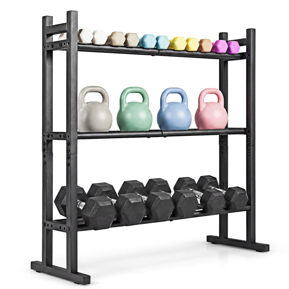 Heavy Duty 3-Tier Dumbbell Rac - огляд і ціна Heavy Equipment Storage