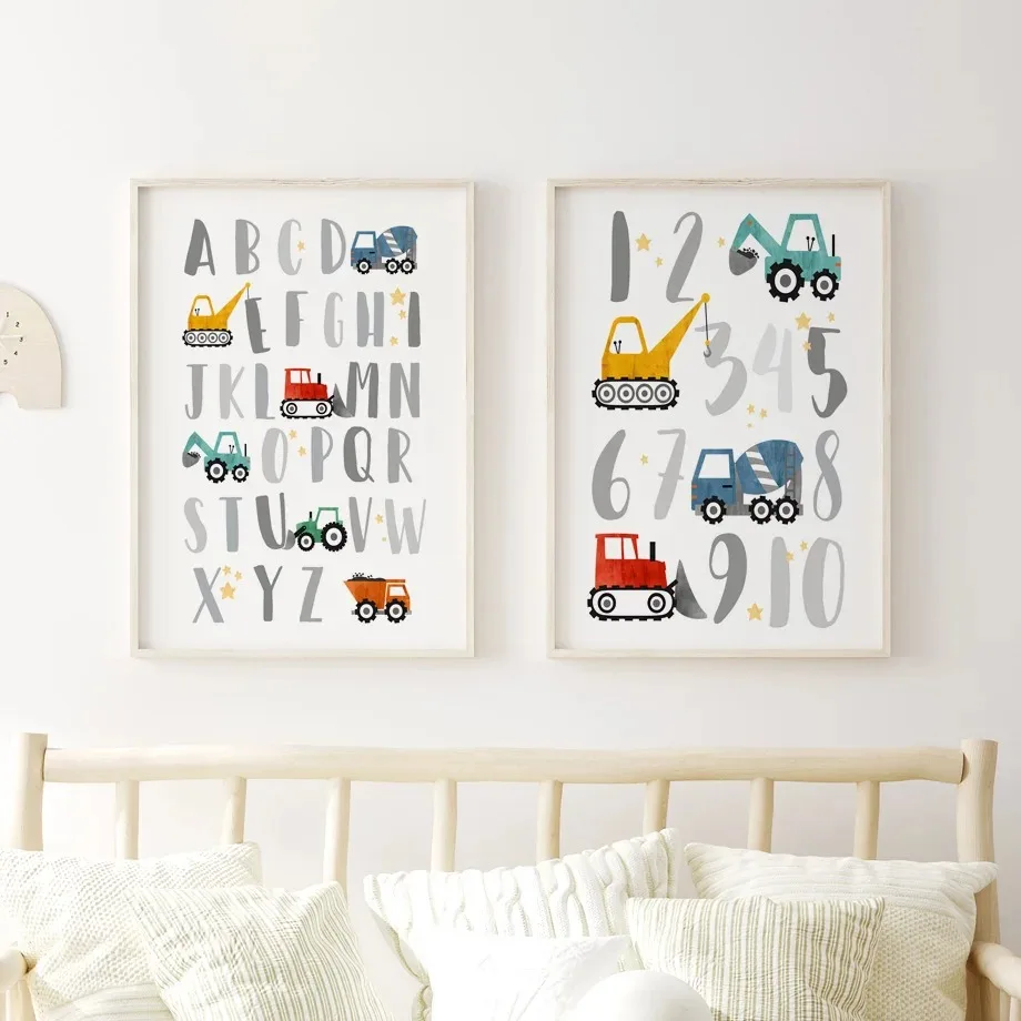 Modern Nordic Style Canvas Pri - огляд і ціна Heavy Equipment Background