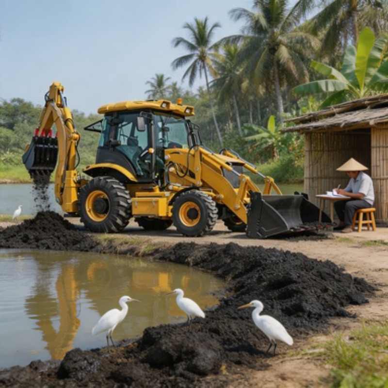 8.6 Ton Front Loader Tractor B - огляд і ціна Tractor Backhoe