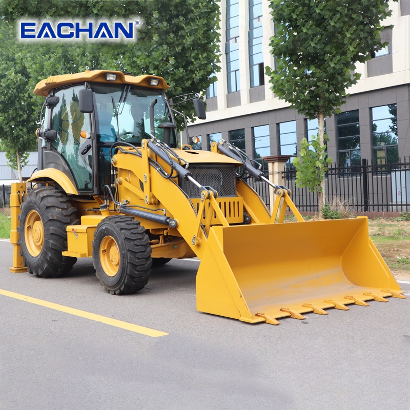 EACHAN Diesel 4 Wheel Backhoe  - огляд і ціна Tractor Backhoe