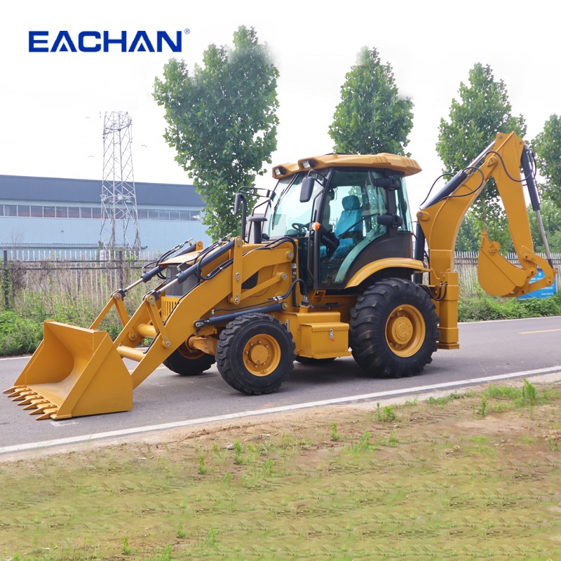 EACHAN Diesel 4 Wheel Backhoe  - огляд і ціна Tractor Backhoe