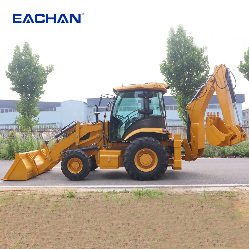 EACHAN Diesel 4 Wheel Backhoe  - огляд і ціна Tractor Backhoe